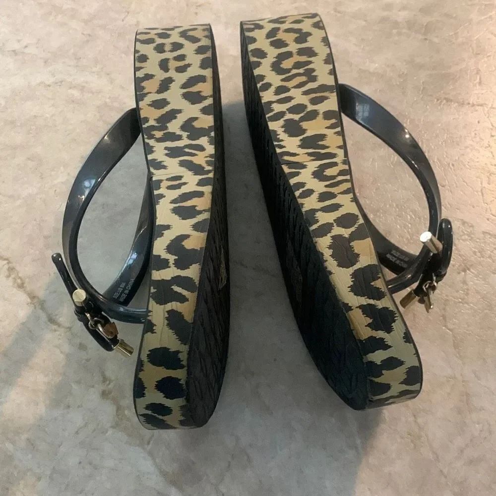 KATE SPADE Platform Flip Flops Size 8 - Picture 3 of 7